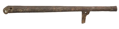 Lot 197 - AN IRON BARREL FROM A HAND CANNON (HACKENBÜCHSE), LATE 15TH CENTURY, PROBABLY GERMAN