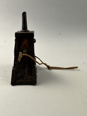 Lot 29 - A SMALL CHARGE FLASK, LATE 16TH/EARLY 17TH CENTURY, POSSIBLY GERMAN