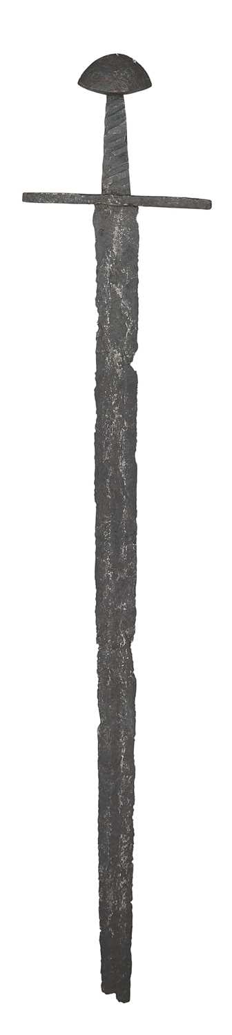 Lot 144 - A MEDIEVAL SWORD, CIRCA 1050-1150