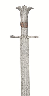 Lot 154 - A RARE SOUTH GERMAN LANDSKNECHT BROADSWORD (KATZBALGER), CIRCA 1500-30