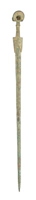 Lot 122 - A LURISTAN COPPER ALLOY SWORD, PROBABLY 10TH/9TH CENTURY B.C.