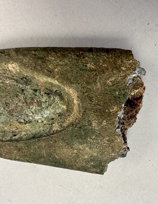 Lot 122 - A LURISTAN COPPER ALLOY SWORD, PROBABLY 10TH/9TH CENTURY B.C.