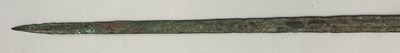 Lot 122 - A LURISTAN COPPER ALLOY SWORD, PROBABLY 10TH/9TH CENTURY B.C.