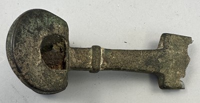 Lot 122 - A LURISTAN COPPER ALLOY SWORD, PROBABLY 10TH/9TH CENTURY B.C.