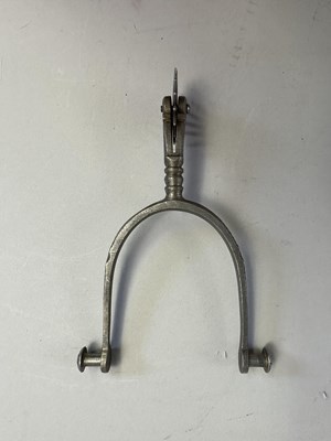 Lot 605 - □ A PAIR OF SPURS, 19TH CENTURY