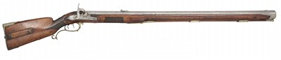 Lot 274 - A 14 BORE PERCUSSION TARGET RIFLE BY F. ANSCHÜTZ & SÖHNE IN SUHL, CIRCA 1830