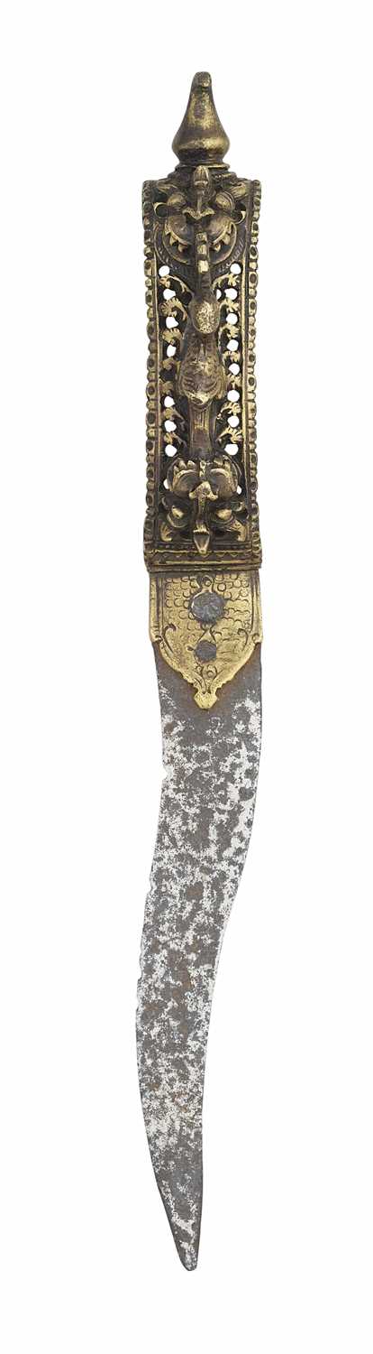 Lot 59 - A SOUTH INDIAN DAGGER (BICHWA), 17TH/18TH CENTURY, POSSIBLY BIJAPUR, KARNATAKA