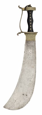 Lot 61 - A SOUTH INDIAN MOPLAH KNIFE, 18TH/19TH CENTURY, MALABAR, KARNATAKA