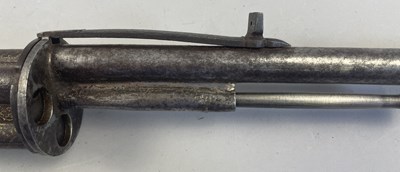 Lot 81 - A RARE 42 BORE INDIAN MATCHLOCK GUN WITH REVOLVING FOUR CHAMBER BREECH, 18TH CENTURY, PROBABLY HYDERABAD, ANDHRA PRADESH