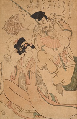 Lot 211 - SIX JAPANESE WOODBLOCK PRINTS, 18TH/19TH CENTURY