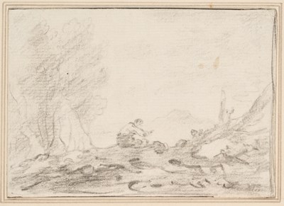 Lot 3 - ATTRIBUTED TO RICHARD WILSON (BRITISH  1713-1782)