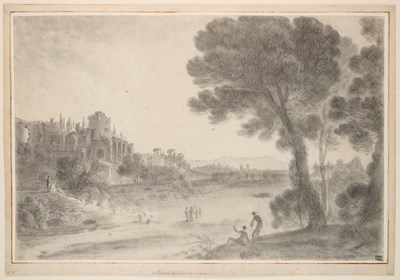 Lot 3 - ATTRIBUTED TO RICHARD WILSON (BRITISH  1713-1782)