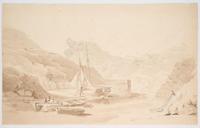 Lot 12 - PHILIP JAMES JAKOB II DE LOUTHERBOURG R.A. (FRENCH - ENGLIGH 1740-1812)