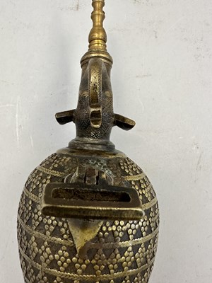 Lot 547 - A SOUTH INDIAN FLASK, 18TH/19TH CENTURY, POSSIBLY MALABAR