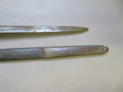Lot 568 - A SCOTTISH BASKET-HILTED BROADSWORD, LAST QUARTER OF THE 18TH CENTURY