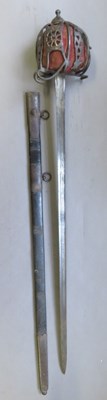Lot 568 - A SCOTTISH BASKET-HILTED BROADSWORD, LAST QUARTER OF THE 18TH CENTURY