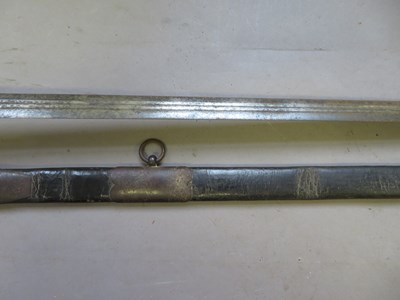 Lot 568 - A SCOTTISH BASKET-HILTED BROADSWORD, LAST QUARTER OF THE 18TH CENTURY