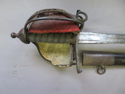 Lot 568 - A SCOTTISH BASKET-HILTED BROADSWORD, LAST QUARTER OF THE 18TH CENTURY