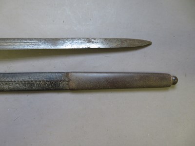 Lot 568 - A SCOTTISH BASKET-HILTED BROADSWORD, LAST QUARTER OF THE 18TH CENTURY