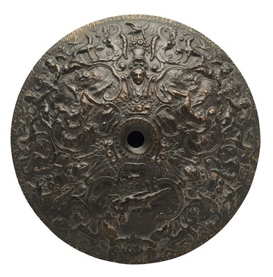 Lot 604 - A BRONZE DISC, AFTER PAUL VAN VIANEN (1570-1614), PROBABLY FRENCH 19TH CENTURY