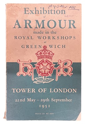 Lot 645 - EXHIBITION CATALOGUE: ARMOUR MADE IN THE ROYAL WORKSHOPS AT GREENWICH