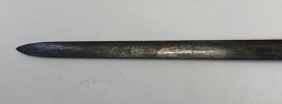 Lot 571 - □ A SILVER-HILTED SMALL-SWORD, LONDON, 1761, MARK OF WILLIAM KINMAN