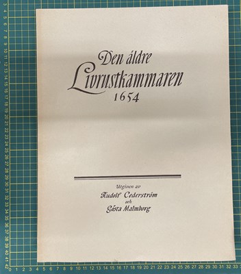 Lot 637 - CEDERSTRÖM, RUDOLF & MALMBORG, GÖSTA