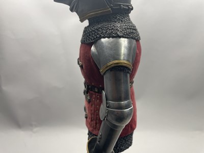 Lot 19 - A MINIATURE MILANESE ARMOUR, 1380-1390, BY ROY GREGORY, 20TH CENTURY