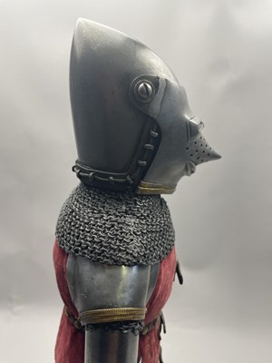 Lot 19 - A MINIATURE MILANESE ARMOUR, 1380-1390, BY ROY GREGORY, 20TH CENTURY