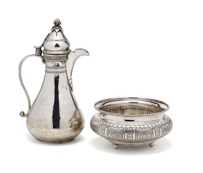 Lot 36 - AN IRANI COFFEE POT (DALLAH), 20TH CENTURY