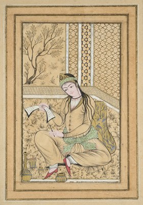 Lot 262 - TWO SAFAVID STYLE PAINTINGS