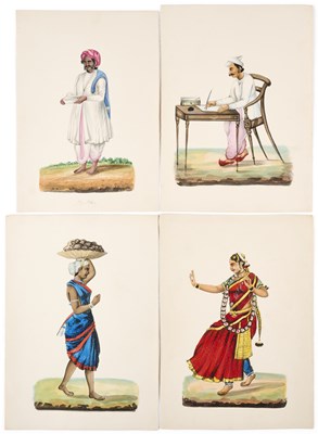 Lot 232 - INDIAN CHARACTERS AND TRADES, COMPANY SCHOOL, PATNA, MID-19TH CENTURY