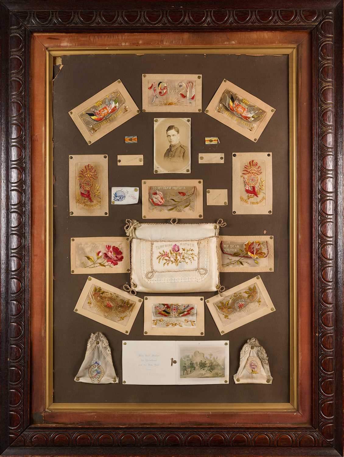 Lot 17 - □ A COLLECTION OF WW1 SILK POSTCARDS