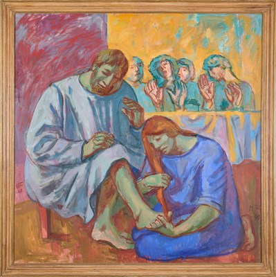 Lot 21 - HANS FEIBUSCH (GERMAN-BRITISH 1898-1998)
