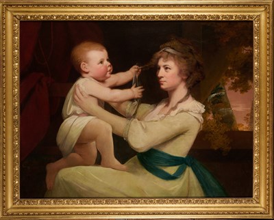 Lot 11 - FOLLOWER OF JOSEPH WRIGHT OF DERBY (BRITISH 1734-1797)