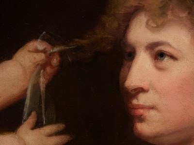 Lot 11 - FOLLOWER OF JOSEPH WRIGHT OF DERBY (BRITISH 1734-1797)