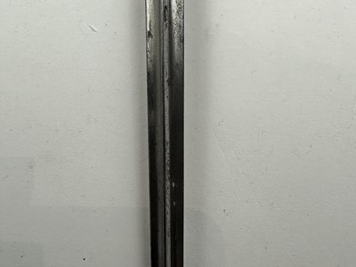 Lot 249 - A VERY FINE ENGLISH SMALL-SWORD WITH CHISELLED IRON HILT, CIRCA 1760