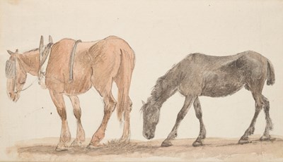 Lot 70 - A QUANTITY OF FIGURATIVE 18TH AND 19TH CENTURY DRAWINGS AND WATERCOLOURS