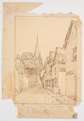 Lot 55 - A QUANTITY OF 18TH AND EARLY 19TH CENTURY DRAWINGS AND WATERCOLOURS
