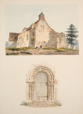 Lot 56 - A QUANTITY OF 18TH AND EARLY 19TH CENTURY DRAWINGS AND WATERCOLOURS