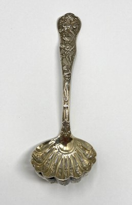 Lot 77 - A VICTORIAN SILVER SIFTER SPOON, HENRY JOHN LIAS & SON, LONDON, 1874