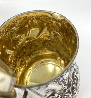 Lot 137 - A VICTORIAN SILVER TANKARD JUG, MARTIN, HALL & CO., SHEFFIELD, 1859