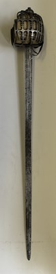Lot 125 - A HIGHLAND BASKET-HILTED BACKSWORD, SECOND HALF OF THE 18TH CENTURY