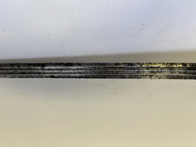 Lot 125 - A HIGHLAND BASKET-HILTED BACKSWORD, SECOND HALF OF THE 18TH CENTURY