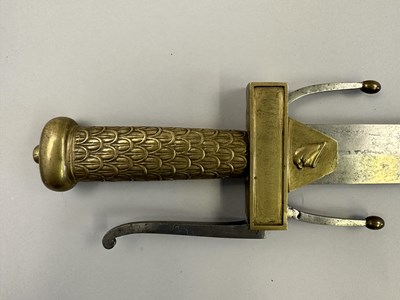 Lot 429 - A RARE FRENCH GLAIVE FOR THE ECOLE DE MARS, CIRCA 1794