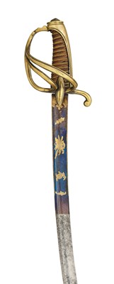 Lot 430 - A FRENCH AN IX LIGHT CAVALRY OFFICER’S SWORD, EARLY 19TH CENTURY