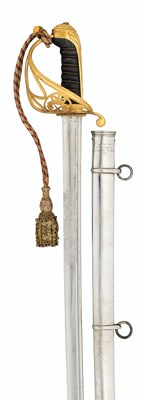 Lot 452 - THE 1822 PATTERN SWORD OF CAPTAIN W. J. GAIRDNER FROM COLONEL U. YULE, DATED 1823