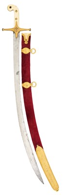 Lot 451 - AN 1822 PATTERN IX LANCERS OFFICER'S SWORD