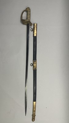 Lot 461 - AN 1827 PATTERN NAVAL OFFICER’S SWORD