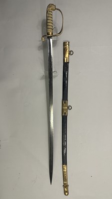Lot 461 - AN 1827 PATTERN NAVAL OFFICER’S SWORD